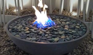 Cast Concrete For Modern Fire Pits