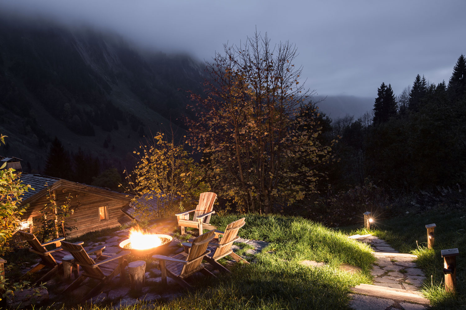 Feature Project – Chalet 1864 – Firebowl in the French Alps