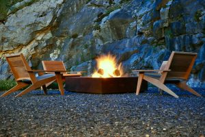 Caldera Wood-burning Corten Fire Pit