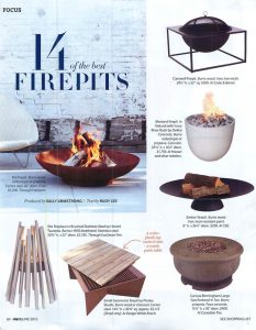 Canadian House & Home June 2015 | Best Fire Pit