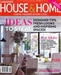 Canadian House & Home June 2015 Cover