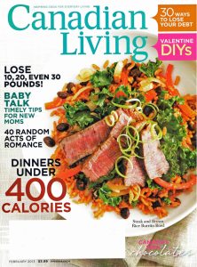 Canadian Living Cover- February 2013