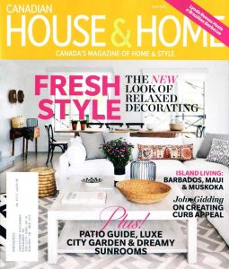 Canadian House & Home Cover - May 2013