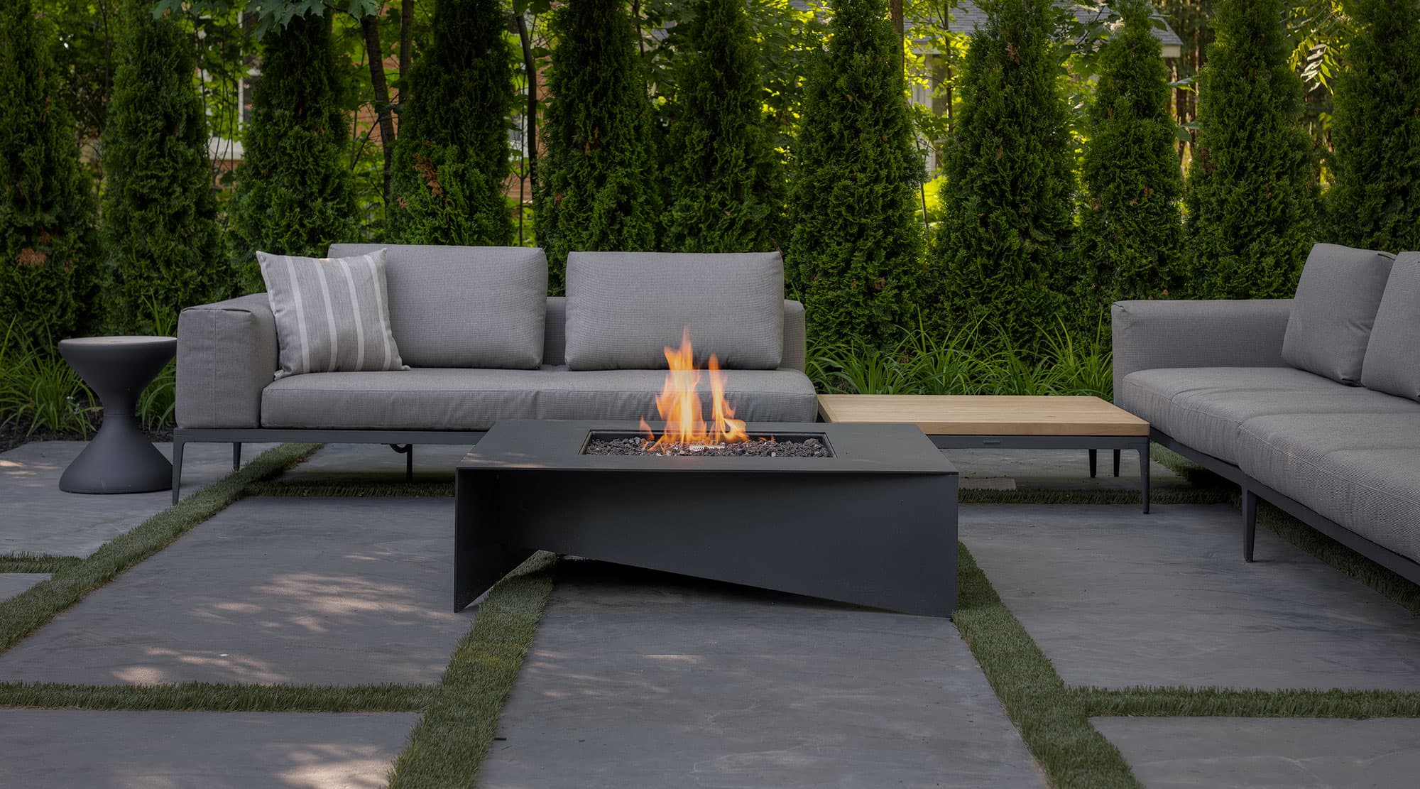 Fold Outdoor Modern Fire Table |  Fire Pits by Paloform US