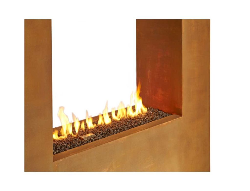 Corten Outdoor Fireplace Kodo