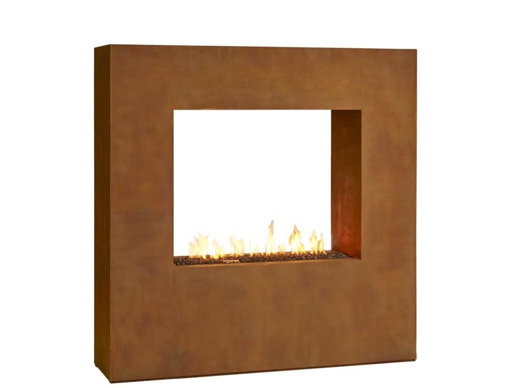 Modern Outdoor Fireplace | Kodo Corten | Paloform Global