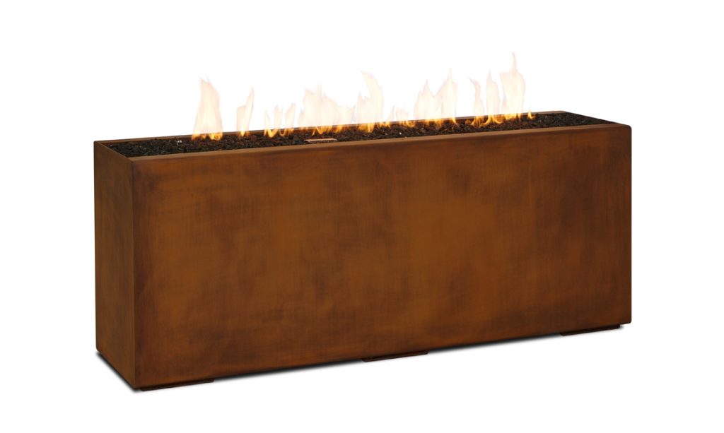 Komodo 60 Corten Linear Fire Pit