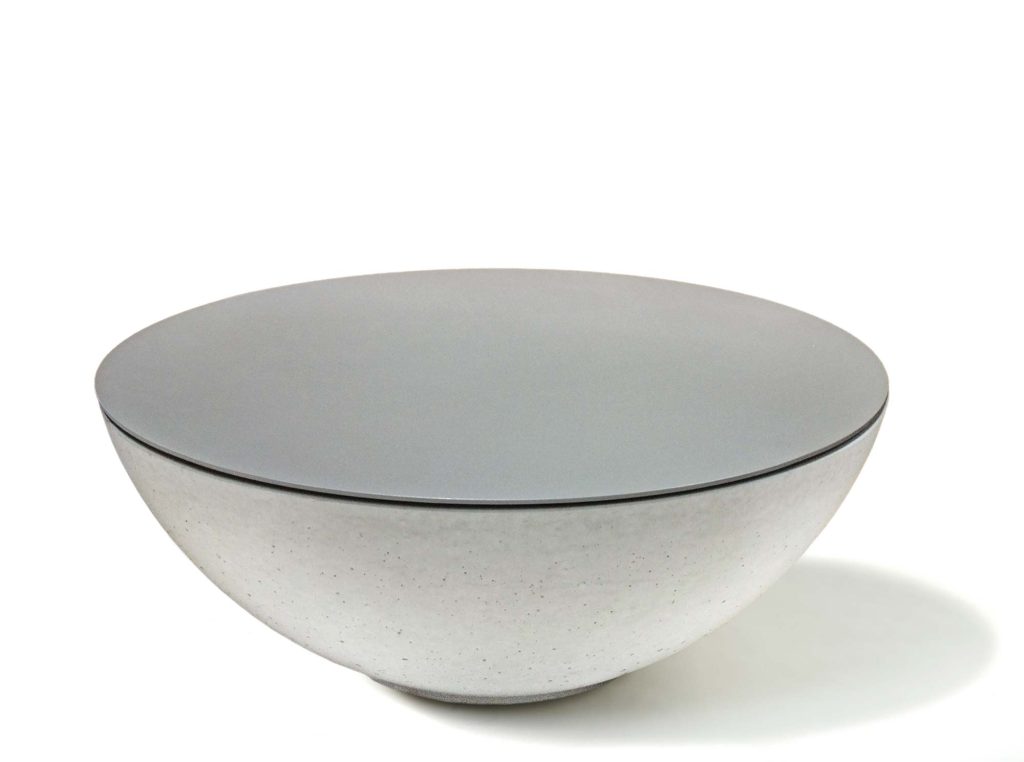 Miso Fire Pit Bowl With Dove Table Top Graphite