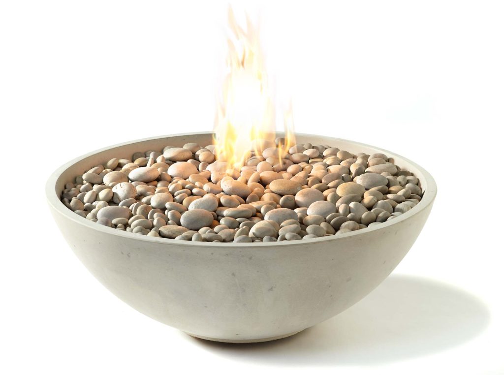 Miso Nougat | Round Propane Fire Pit