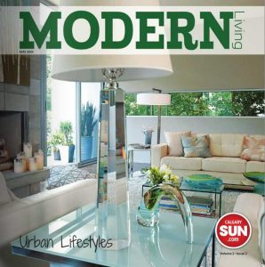 Modern Living Cover Calgary Sun May 2013