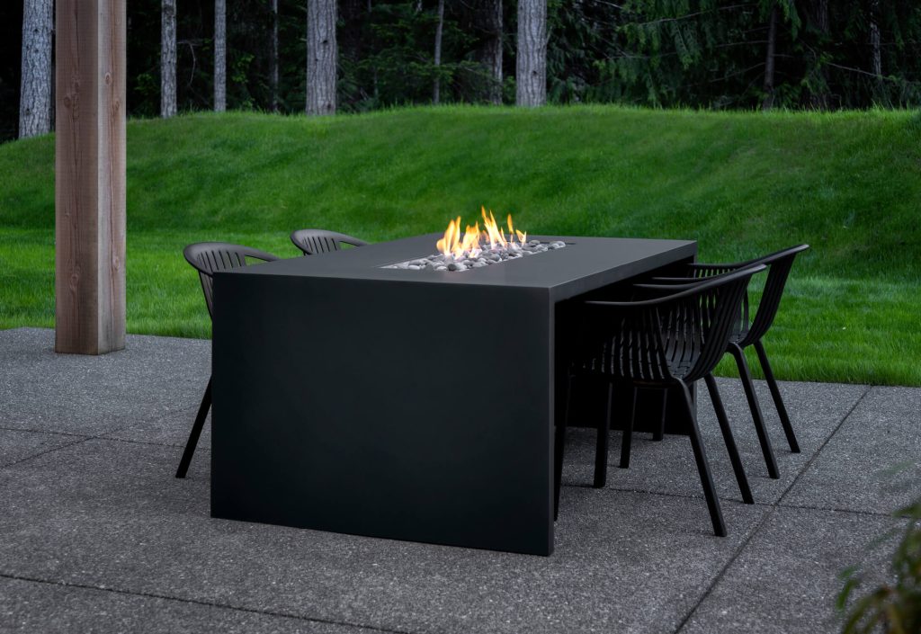 Firetop Table Firepit Table - Nimbus - A Modern Fire Table at Dining Height | CSA UL ...