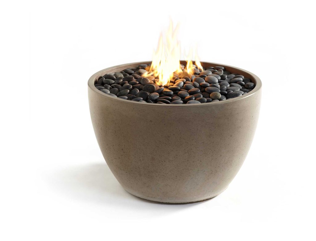 Soba Modern Fire Bowl Walnut