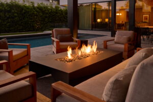 Fold Fire Pit in Black Powder Coat