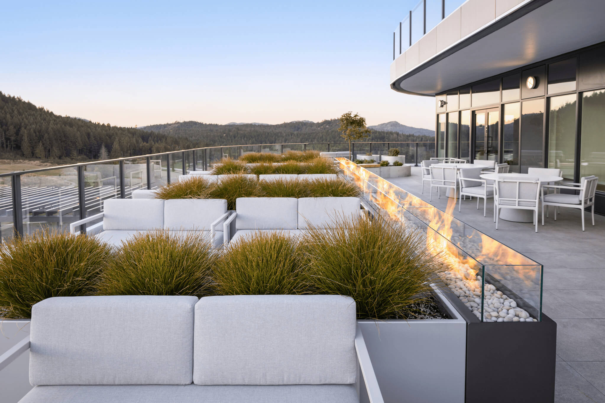 Komodo linear fire pits